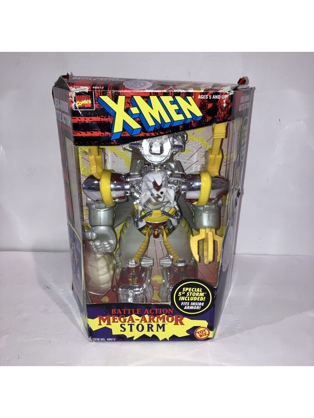 VINTAGE 1997 Toy Biz, Marvel Comics X-Men Battle Action Mega-Armor Storm NEW